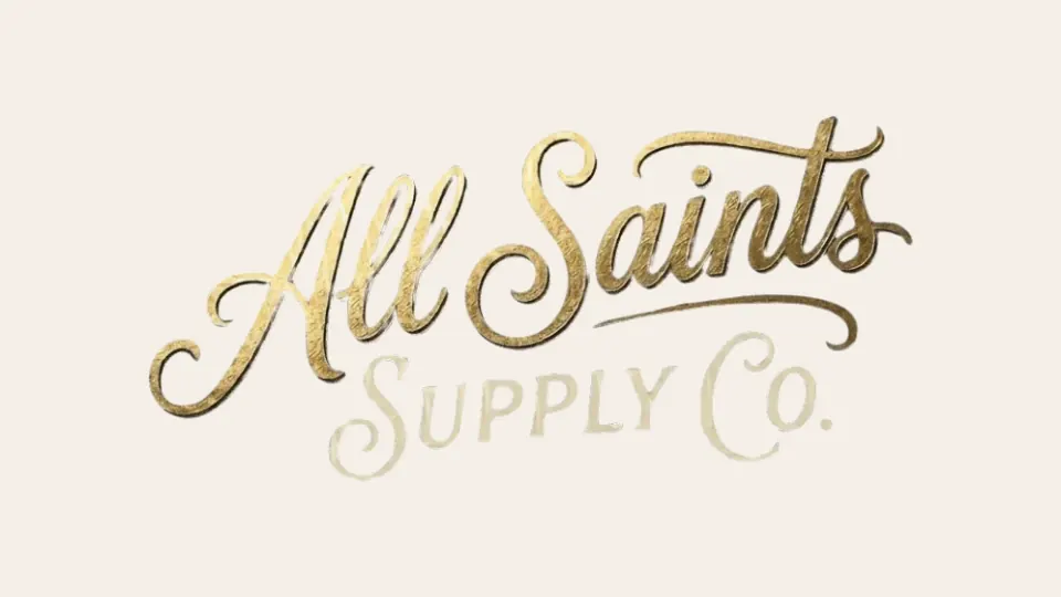 All Saints Supply Company logo.